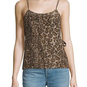 Helmut Lang Silk Leopard Top Size M NWT Orig. $320